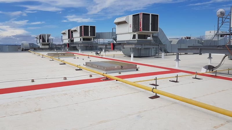 Rehabilitación de cubierta plana Ikea Zaragoza