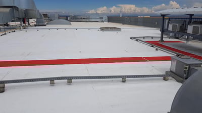 Rehabilitación de cubierta plana Ikea Zaragoza