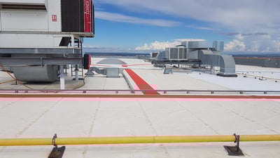 Rehabilitación de cubierta plana Ikea Zaragoza